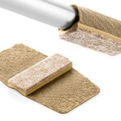 Möbeltass, rörskydd i filt, för liggande rör, Wrap Around