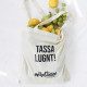 Tygbag, gråmelerad